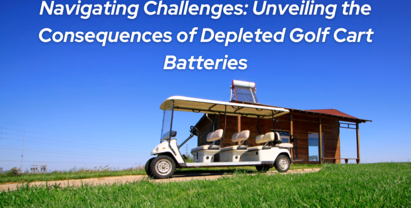 Navigating Challenges Unveiling the Consequences of Depleted Golf Cart Batteries