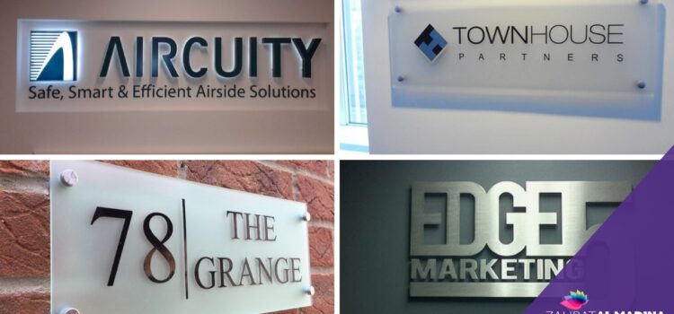 Professional Signage: Enhancing Workplace Identity with Office Wall Name Plates
